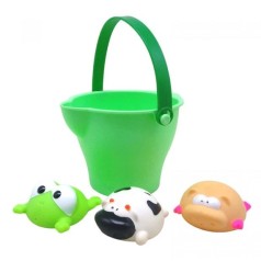 Набір для купання Відерце і тваринки 3шт