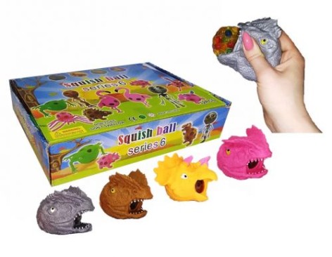 Набір антистрес іграшок "Динозавр з орбізамі", 12 штук