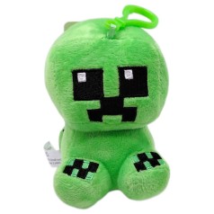 Мʼяка іграшка-брелок MINECRAFT (КРІПЕР)