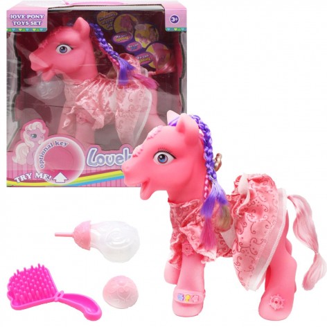 Інтерактивна іграшка "Поні", в рожевому