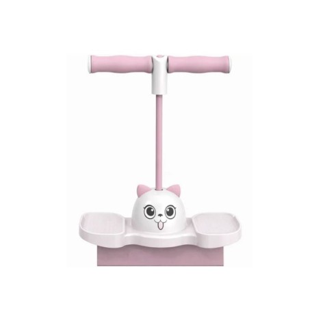 Детский батут с подсветкой, в упаковке (розовый)