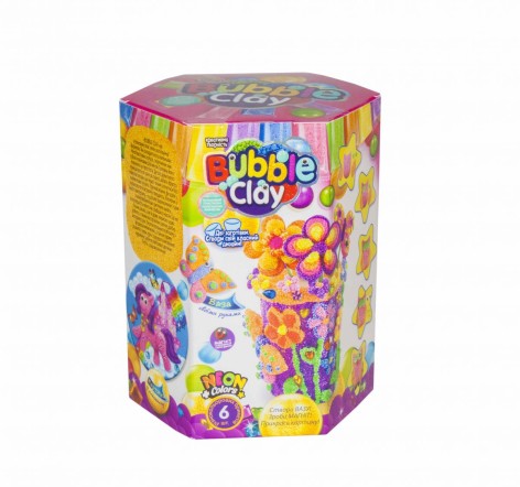 Набір креативного творчості "BUBBLE CLAY: кульковий пластилін" (укр)
