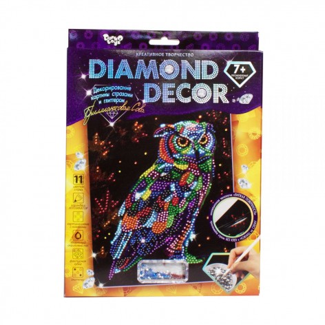 Набір для творчості "Diamond Decor: Діамантова сова"