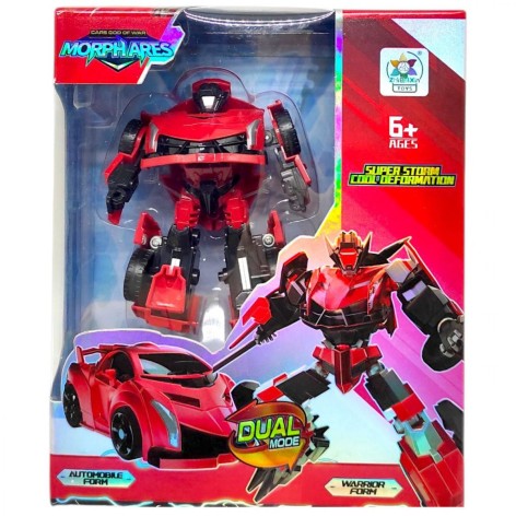 Трансформер (робот/спортивный автомобиль) красный