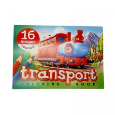 Раскраска, 148х210 мм, (Поезд)