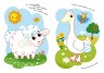 Книга "Раскраски с цветным контуром + стихи и задания, Ферма"