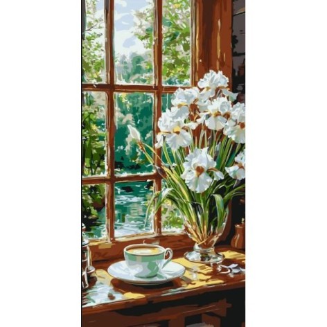 Картина за номерами "Кавова гармонія" 40*80 см