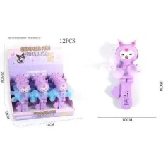 Набір вентиляторів  мікс - Kuromi, Bearbrick, Лотсо  ЦІНА ЗА 12 ШТУК В БЛОЦІ, механічний, в коробці