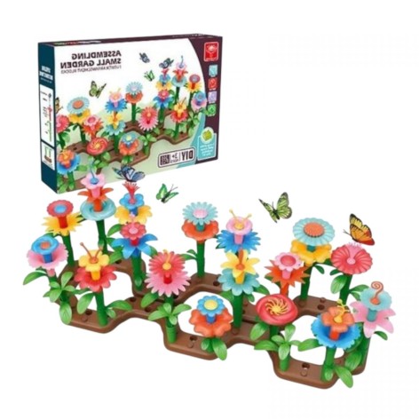 Конструктор "Цветы", 148 деталей, в коробке