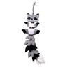 3D Брелоки FLEXI RACCOON LONG TAIL/ ЕНОТ ХВОСТИК KEYCHAINN, 3D печать
