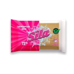 Sila Хозяйственное мыло 72% Коричневое, 140 г