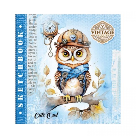 Скетчбук 36 листов (CUTE OWL)