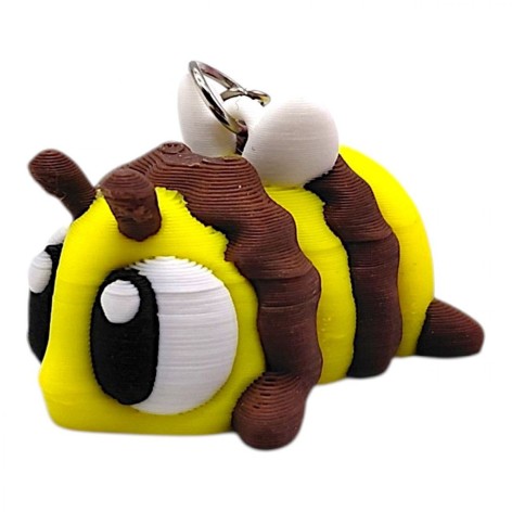 3D Брелоки "CUTE BEE / Милая ПЧЕЛКА", Keychain, 3D печать