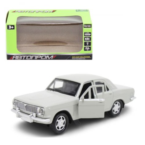 Машина металева "ГАЗ Волга" із серії "Автопром" (бежева)