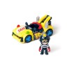 Ігровий набір T-RACERS - ТУРБОКРАН (машинка-конструктор, гонщик, аксес.)