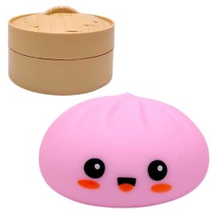 Игрушка-антистресс "Пельмень" 10 см (Розовый)