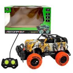 Машинка на радиоуправлении "Джип" (Оранжевый)