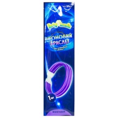Неоновый браслет, фиолетовый
