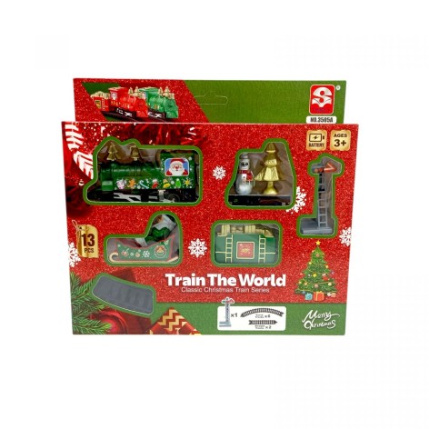 Музыкальный поезд в коробке (ЗЕЛЕНЫЙ)