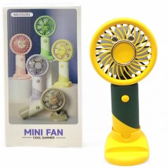 Вентилятор (вбудований акумулятор, USB кабель, в коробці) зелений