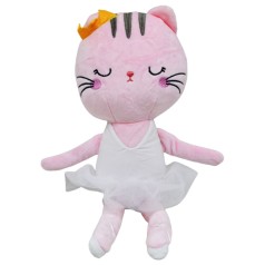 Мягкая игрушка "Киса балерина", розовая