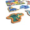 Набор магнитов с доской "Dinosaurs"