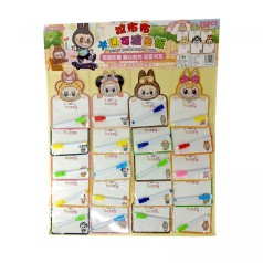 Блокнот с фломастером LABUBU (20 шт. в наборе)