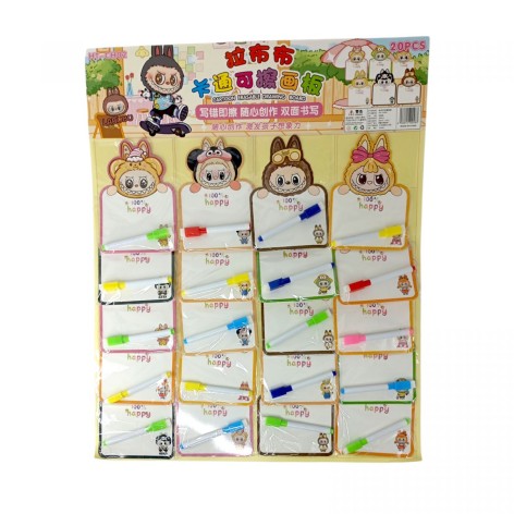 Блокнот с фломастером LABUBU (20 шт. в наборе)