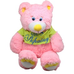 Мягкая игрушка Медведь Барни высота 75 см (по стандарту 90 см) розовый