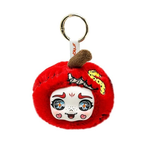 Игрушка-брелок мягконабивная "Яблоко Лил" серия Луна-парк, 9см.