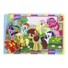 Пазлы "My little pony: На лужайке", 35 элем.