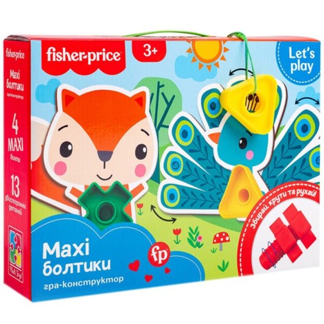 Гра-конструктор "Fisher-Price. Maxi-болтики" VT2905-23 (укр)