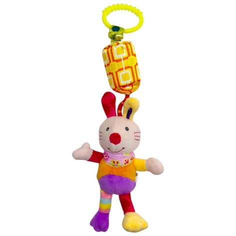 ПОГРЕМУШКА С ДЗВОНОЧКОМ (ЗАЙЧЁНОК)