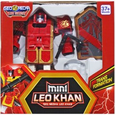 Трансформер пластиковый "Geo Mecha: Mini  Leo Khan"