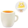 Игрушка антистресс "Кошка в чашке" белая