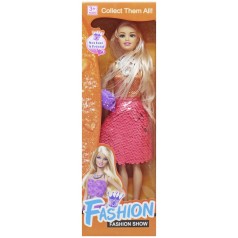 Кукла "Fashion show" в кораловом (28 см)