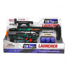 Бластер с мяк.патронами и прицелом.(ВИД 1)