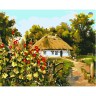 Картина по номерах "Українська Хатина" 40x50 см