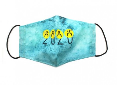 Многоразовая 4-х слойная защитная маска "Смайл 2020", размер 4