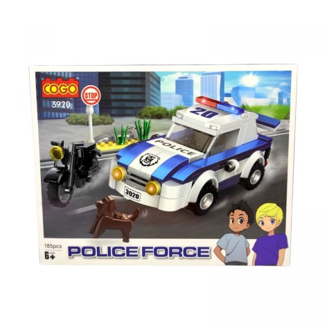 Конструктор "Полиция" (185 элм.) Беглец / COGO
