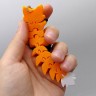 3D Брелоки FLEXI FOX LONG TAIL/ЛИСИЧКА ХВОСТИК KEYCHAIN, 3D печать