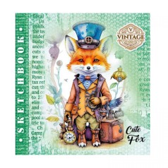 Скетчбук 36 листов (CUTE FOX)