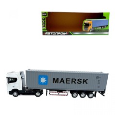 ФУРА АВТОПРОМ (БЕЛАЯ) КАБИНА (СЕРЫЙ) ПРИЦЕП 33 СМ.