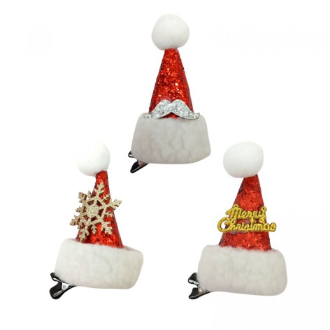 Новогодние шпильки 10 см., 3 вида