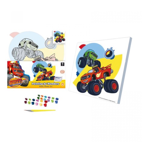 Набор для росписи по номерам 30х30 см "Блеск: На старт, внимание, марш!"