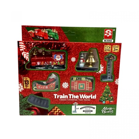 Музыкальный поезд в коробке (КРАСНЫЙ)