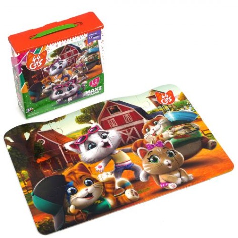 Макси пазлы  картонные 