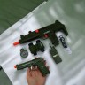 Военный набор оружие, бинокль, рация, коробка. 38*4,5*19 см