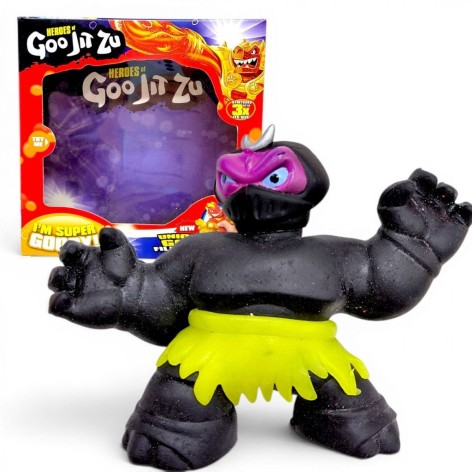Игрушка-тянучка "Heroes of Goo Jit Zu" рыцарь (Черный)