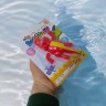 Игра для ванны "Крокодил" заводной механизм, на листе, микс, 1 штука